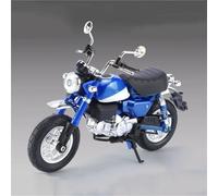Modelo a Escala Modelo De Motocicleta A Escala 1/12, Portátil, Carreras, Dedo, Simulación Moto, Juguetes Colección con Sonido Y Luz para Honda para Monkey(BLU)