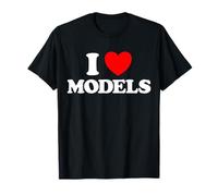 Modelo Amor Divertido Lindo Moda Pista Belleza Fecha Mostrar AI Fan Camiseta