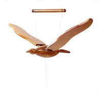 Modelo artesanal hecho a mano de pájaro volador 3D (tridimensional) con alas | Ideas exclusivas de regalos funcionales para el hogar y la decoración | Escultura colgante en techo y parte superior