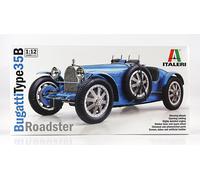 Modelo Auto Época Estático Italeri Bugatti Type 35B Roadster 1927 Escala 1/12