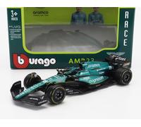 Modelo Auto Estático Burago Aston Martin F1 AMR23 2023 Lance Stroll Escala 1/43
