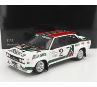 Modelo Auto Estático Fiat 131 Abarth #2 Rohrl Rally Montecarlo 1978 Escala 1/18