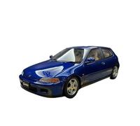 Modelo Automóvil Aleación Completamente Abierto Fundido A Presión 1:18 para Civic EG6 Adorno Decorativo Estático Azul Exquisita Artesanía Decoración