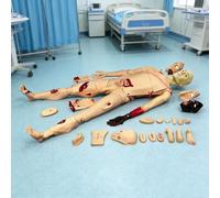Modelo avanzado de simulación de primeros auxilios, maniquí de entrenamiento médico de función completa, ayuda educativa para habilidades de enfermería, gestión de vías respiratorias de RCP, enseñanza