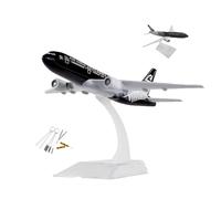 Modelo avión aleación Metal B777 Nueva Zelanda Escala 1:400, 16 cm, simulación de Modelo avión con 10 Herramientas Limpieza Puntas, Kit for exhibición Ciencia aviación