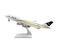 Modelo Avión En Miniatura Resina Aviación Escala 1:240 para Decoración Escritorio para El Modelo B747 Pakistán 30 Cm Aficionados Militares