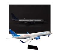 Modelo avión estático Gran Escala aerolínea Rusa Victory 737, Modelo avión Resina fundida a presión, Luces, Tren de Aterrizaje, Adornos de Oficina for decoración del hogar(with Light)