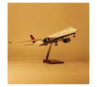 Modelo avión Resina fundida a presión 1/142 para A350 con Tren de Aterrizaje Ligero Juguete colección para exhibición Juego de Pasatiempos en Miniatura(Lighted)