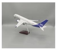 Modelo avión Resina fundida a presión A350-900SAS a Escala 1/150 colección miniaturas Decorativas para exhibiciones Juego de Pasatiempos en Miniatura(with Lights)