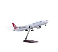 Modelo avión Resina fundida a presión B777 a Escala 1:157 Colección para entusiastas la aviación Decoración Escritorio Juego de Pasatiempos en Miniatura(Non-Lighted)