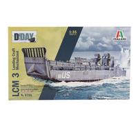 MODELO BARCO ESTÁTICO ITALERI LCM3 LANCHA DE DESEMBARCO MILITAR DÍA D...