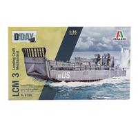 MODELO BARCO ESTÁTICO ITALERI LCM3 LANCHA DE DESEMBARCO MILITAR DÍA D NORMAND...