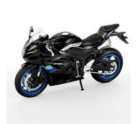 Modelo Coche De Carreras A Escala 1/12, Modelo Motocicleta Fundición A Presión, Juguete para Decoración Interiores, Regalo Cumpleaños para Suzuki GSX(Nero)