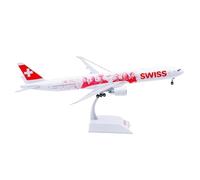 Modelo Coleccionable Escala 1:200 del Avión Boeing B777-300 Swissair Star Alliance Fabricado En Metal Fundido Presión,Modelo HB-JNA