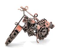 Modelo creativo de motocicleta de hierro forjado para soldadura a mano, colección de motos, decoración de escritorio para el hogar, modelo 2