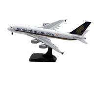 Modelo De Aleación De Avión De Aviación Civil A380 De Singapur, Juguete Fundido A Presión 1 400, Exhibición De Regalo