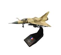 Modelo De Aleación De Caza Mirage 1/100 De Francia para La Colección De Recuerdos De Cazas Militares Mirage 2000 De Metal Fundido A Presión(Yellow)