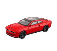 Modelo De Aleación De Fundición A Presión 1/32 para Dodge Challenger SRT Hellcat Colección Conmemorativa De Simulación De Sonido Y Luz(Red)