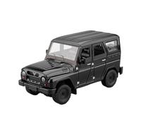 Modelo De Aleación De Fundición A Presión para SUV UAZ Hunter 1:24 con Sonido Y Luz Simulados Decorar El Hogar(Black)