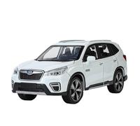 Modelo de aleación fundida a presión for SUV Subaru 1:30 con Efectos de luz y Sonido; Ideal for colección y decoración de Interiores.(White)