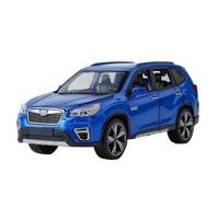 Modelo de aleación fundida a presión Subaru Forester SUV 1:30 con Efectos de luz y Sonido; un artículo Coleccionable for Aficionados y Decoraciones.(Blue)