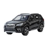 Modelo de aleación fundida a presión Subaru Forester SUV 1:30 con Efectos de luz y Sonido; un artículo Coleccionable for Aficionados y Decoraciones.(Black)