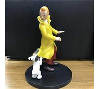 Modelo De Animevogue Statue Herge Adventure Comic Anime Tintín Milou Nevado En Problemas Figura Modelo De Juguete 20Cm