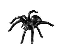 Modelo de Araña de Hierro - Figura soldada, Escultura del Patio de Horror | Prop Artístico Predator Web, Acento de Jardín Inspirado en Halloween, Soporte para Insectos Espeluznante Resistente a