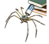 Modelo de araña mecánica - Juguete de montaje 3D de metal con piezas articuladas móviles, kit de hecho a mano para construcción creativa y experiencia de juego interactivo | Actividades