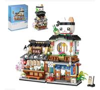 Modelo de arquitectura de casa modular serie Street View japonesa, bloques de construcción 789 piezas Izakaya, maqueta DIY para niños y adultos
