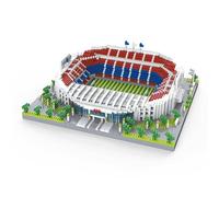 Modelo de Arquitectura para Armar con Bloques en Miniatura. Estadio de Fútbol en Barcelona, España.