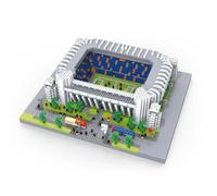 Modelo de Arquitectura para Armar con Bloques en Miniatura. Estadio de Fútbol en Madrid, España