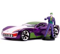 Modelo De Auto 2009 CHEVY CORVETTE Figura JOKER 1/24 DIE CAST JADA Toys