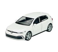 Modelo de Auto Compatible con VW Volkswagen Golf 8 VIII GTI 5 Puertas Blanco 8ª Generación Desde 2019 aprox. 1/34-1/39 Modelo de Auto Metal Die-Cast Nuevo en Caja 43823