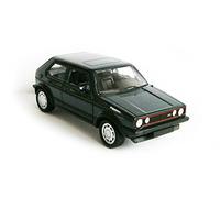Modelo de Auto Volkswagen Golf I GTI en Metal con Motor de Recogida VW Modelo de Auto Juguete 4 Variantes Welly 77 (Verde Metalizado)