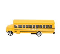 Modelo de Autobús Escolar Fundido a Presión, Juguete Interactivo con Puertas Que Se Pueden Abrir para Niños y Coleccionistas, Hecho de Aleación Resistente
