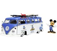 Modelo De Autobús MICKEY MOUSE Figura TOPOLINO 1/24 LIGERAMENTE DAÑADO Jada Toys