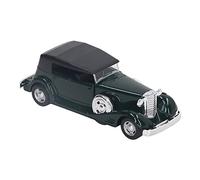 Modelo de Automóvil Clásico, Puertas Abiertas Auténticas en Miniatura Modelo de Entrenamiento Temprano 1:32 Reembolso para la Mesa (Green)