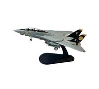 Modelo De Avión 1/100 para La Marina De Los EE. UU. Grumman F-14A Modelo De Avión De Combate Modelo De Avión De Metal Modelo De Avión Militar Colección (Color : A)
