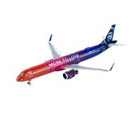 Modelo de avión 1/400 para Modelo De Avión Alaska A321neo N926VA, Producto Terminado De Aleación, Modelo De Avión Único