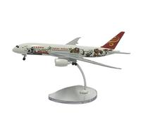 Modelo de avión 16 Cm para China Hainan Airlines Boeing B787 Modelo Avión 1:400 Modelo De Avión Metal Fundido Presión Juguete Regalo para Niños(White)