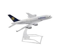 Modelo de avión 16 Cm para Lufthansa Airbus A340 Airbus Modelo Avión 1:400 Modelo Estático De Avión De Metal Fundido Presión Regalo Exhibición(087)