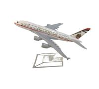 Modelo de avión 16 Cm para Modelo De Avión Etihad A380, Metal Fundido A Presión, Escala 1:400, Modelo De Exhibición Estática, Avión De Juguete
