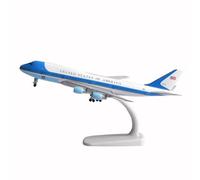 Modelo de avión 18-20 CM para 9air Boeing 737 Modelo De Avión De Metal Fundido A Presión Modelo De Avión Exhibición Estática Colección Regalo(Air Force One B747)