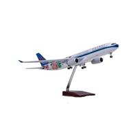 Modelo de avión A330 330 de 47 cm a Escala 1:135 escaparate para coleccionistas Regalo para entusiastas.(Without Light)
