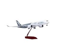 Modelo de avión A350 47cm Escala 1/142 con Rueda Ligera Resina plástica fundida a presión para colección Juego de Pasatiempos en Miniatura(Without Lights)