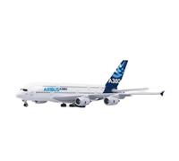 Modelo de avión A380 Resina fundida a presión Escala 1/160 50,5 cm Ideal para coleccionistas o Regalos Juego de Pasatiempos en Miniatura(No Light)