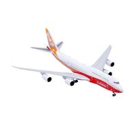 Modelo de avión Alloy 1:400 Scale for Boeing House Color B747-8i Sunrise Die-Cast jhin Aircraft Jet Model N6067E