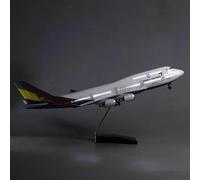 Modelo de avión Avión A Escala 1/160 para B747 Korean Asiana Airlines Modelo W Luces LED Y Tren De Aterrizaje Modelo De Avión De Resina Fundida(with Light)