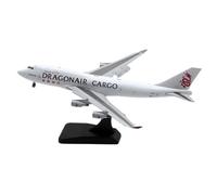 Modelo de avión Avión Coleccionable Aleación 1:400 para DRAGONAIR Cargo Boeing B747-400, Modelo De Avión Fundido A Presión, Solapas hacia Abajo
